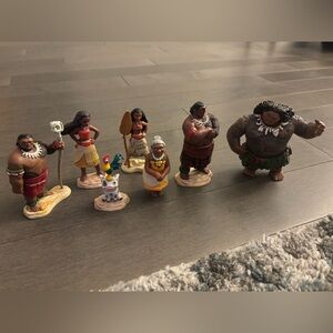 Set of Moana Figurines